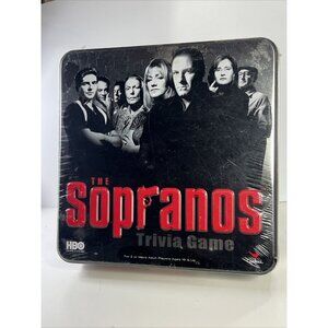 Cardinal Games HBO The SOPRANOS Trivia Game in Metal Collector Tin NEW SEALED
